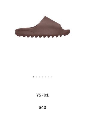 Yeezy Slide Sandal in Brown size 7